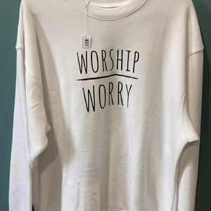 Christian Sweatshirt Rae Dunn Font